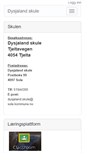 Mobile Screenshot of dysjaland.solaskolen.no